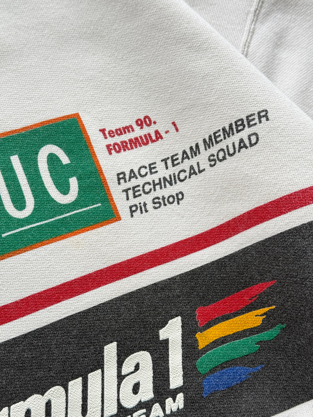Benetton Formula 1 Team 90 World Champion Made in Italy Vintage Sweatshirt - Med