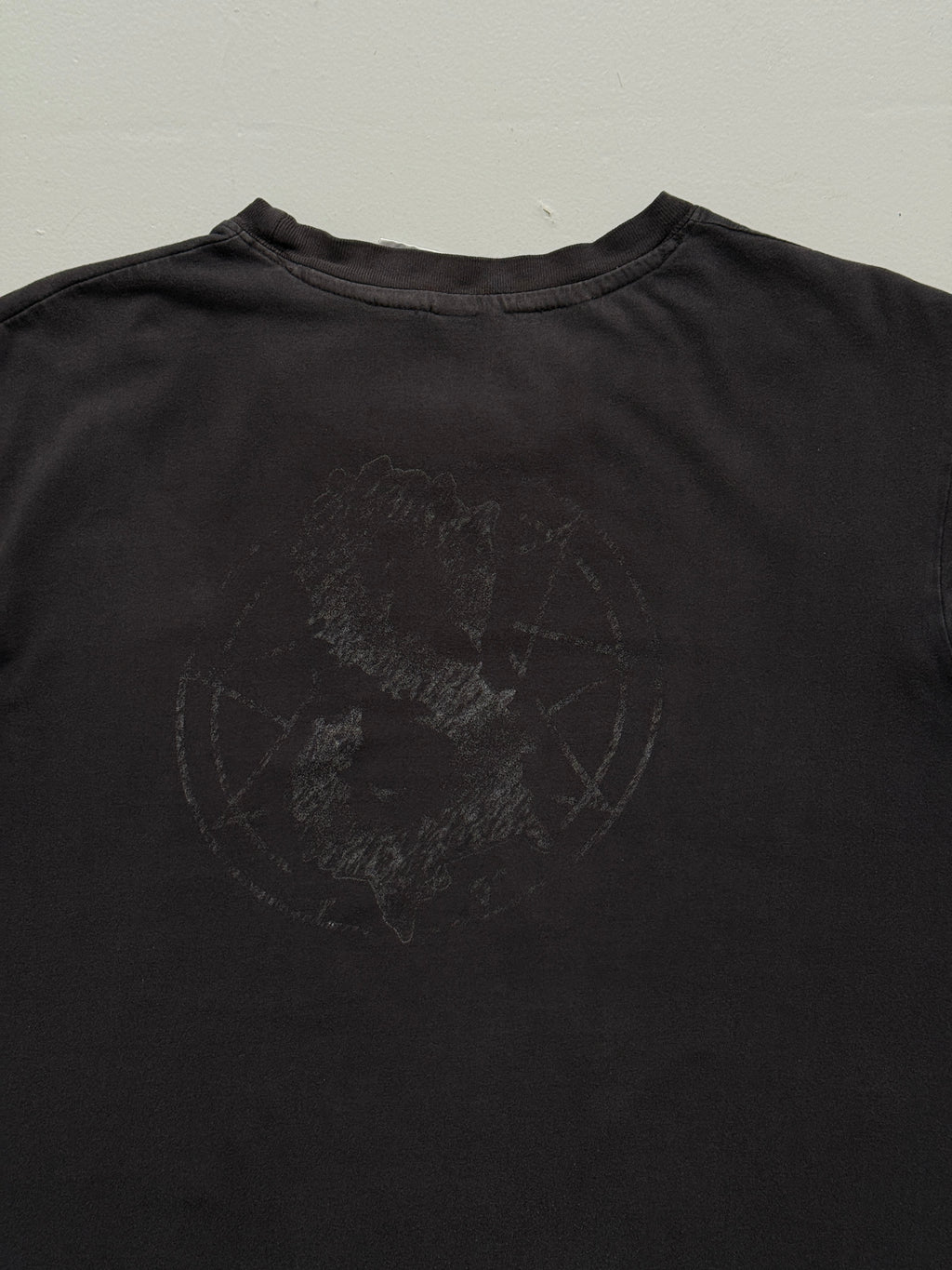 Black Slipknot Band Masks 90's Vintage Graphic T-Shirt - Medium