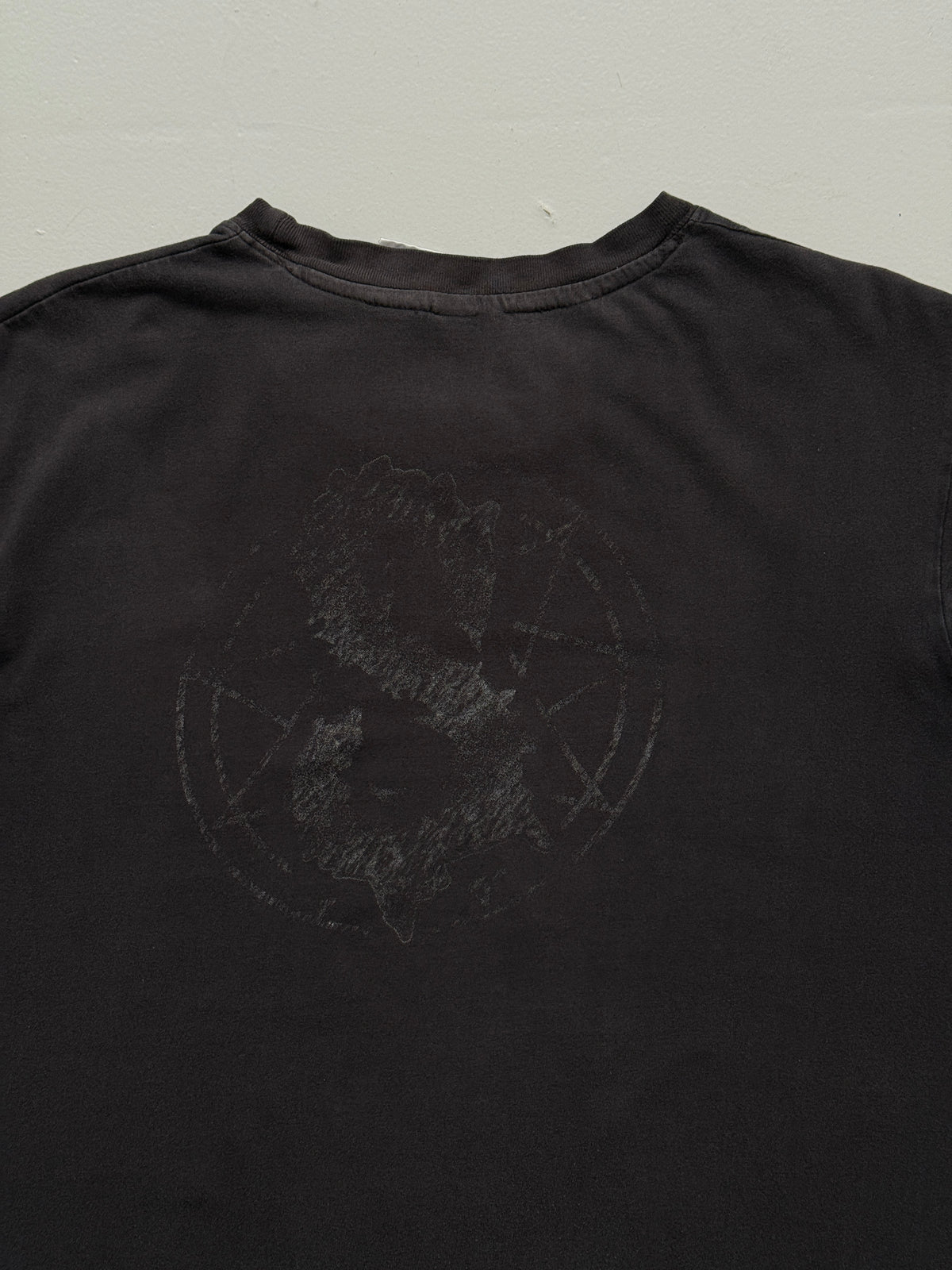 Black Slipknot Band Masks 90's Vintage Graphic T-Shirt - Medium