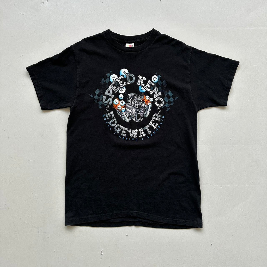 Black Speed Keno Car 00s Vintage T-shirt - Large