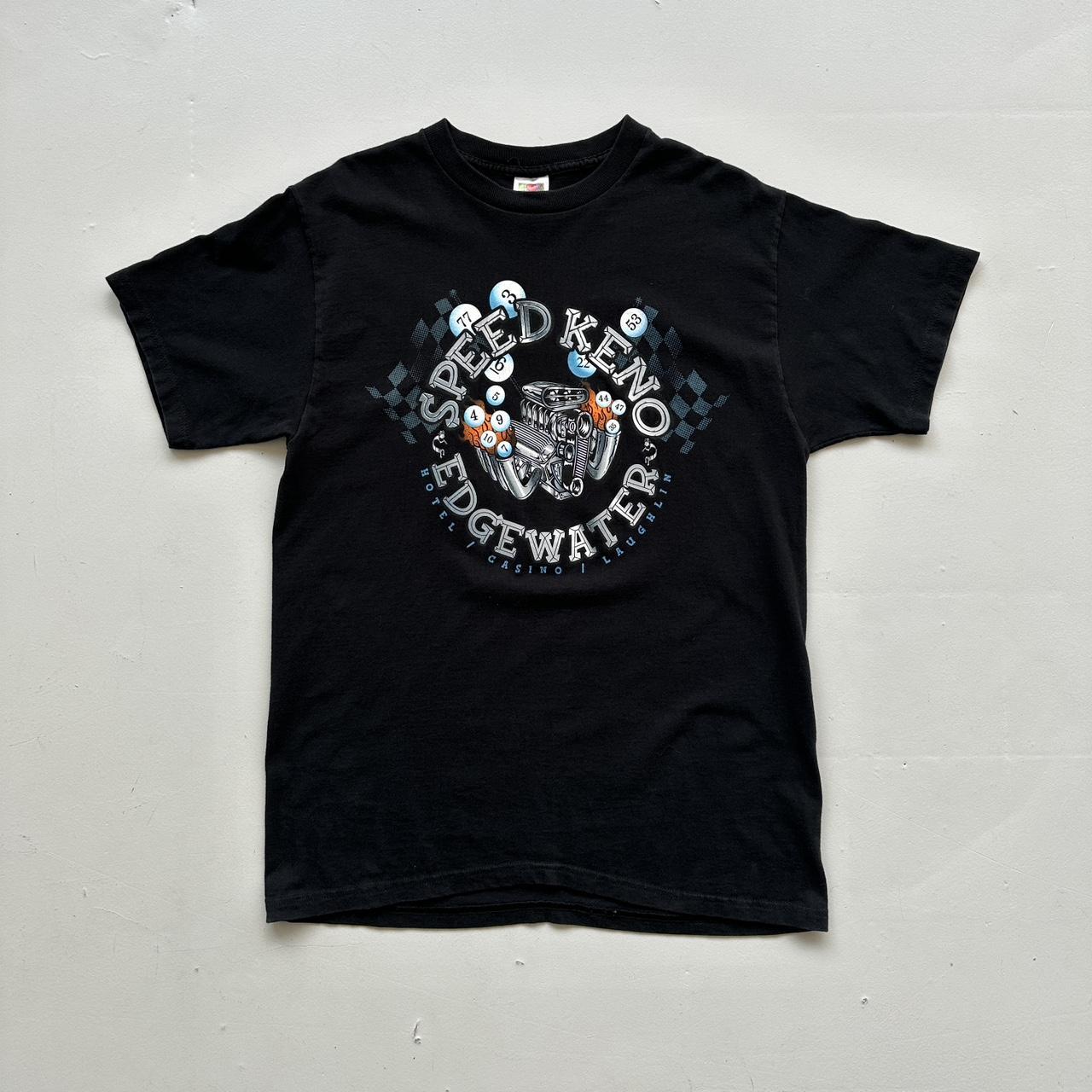 Black Speed Keno Car 00s Vintage T-shirt - Large