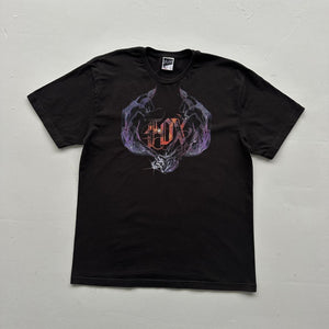 Black Fox Racing Y2K 00s Vintage Graphic T-Shirt - XL