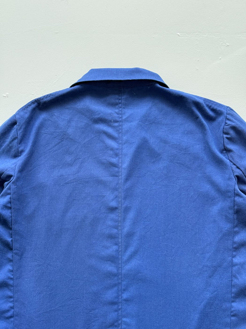 Navy Vintage French Handmade 80s Blazer Style Work Jacket CH183 - XL