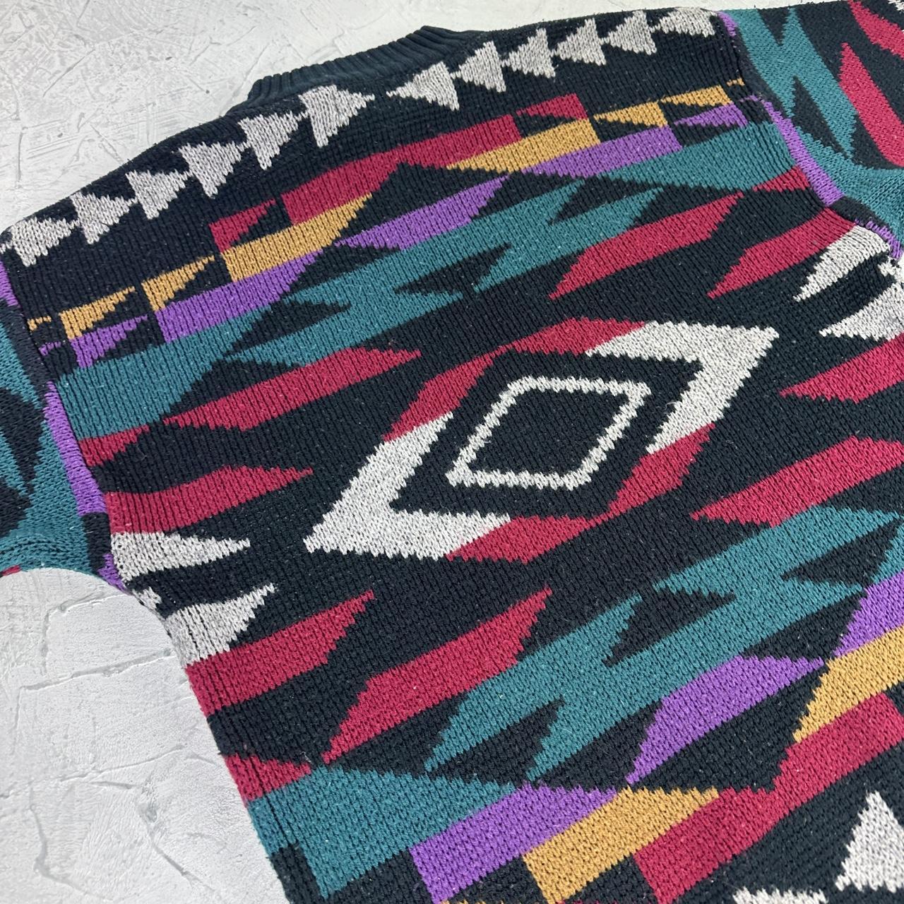 Navajo 90's Knitted Sweatshirt - Small