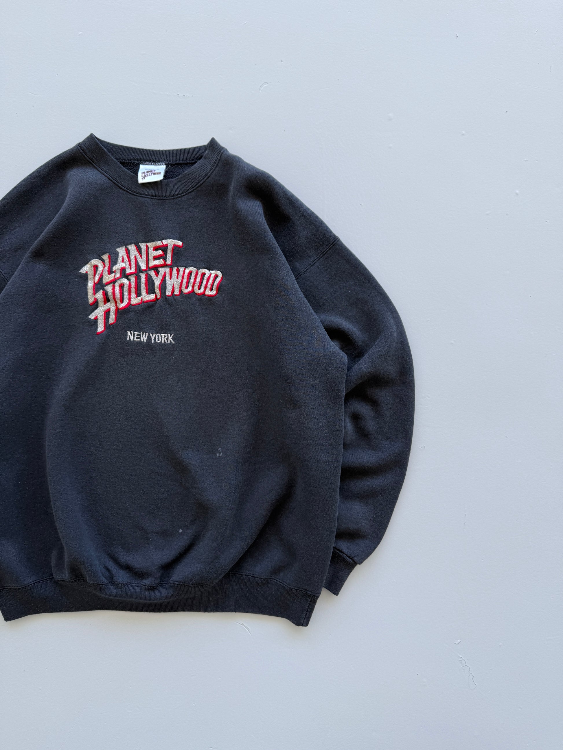 Black Planet Hollywood 90's Vintage Graphic Tourist Sweatshirt Jumper - XL