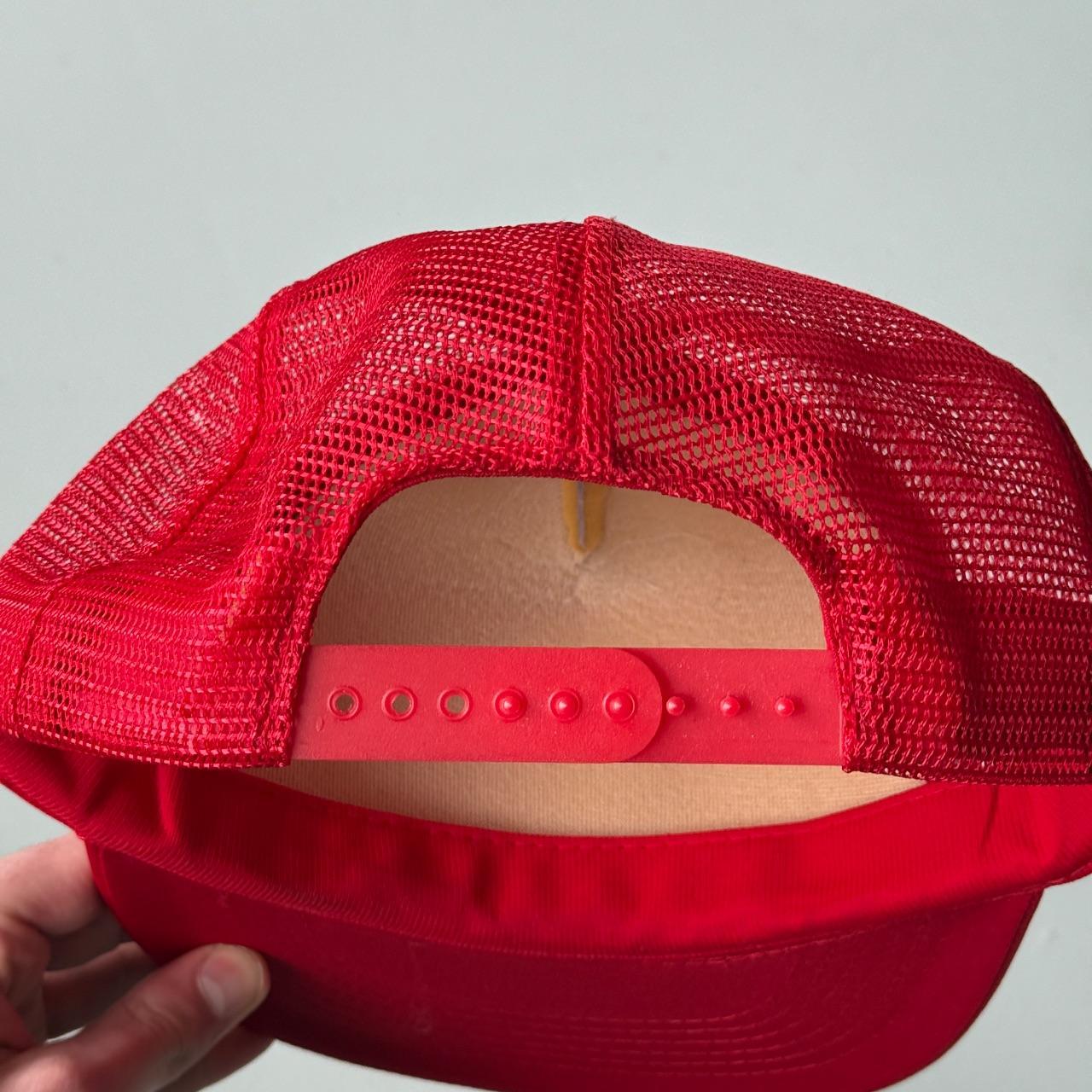 Red The Bar Vintage Foam and Mesh SnapBack Trucker Cap