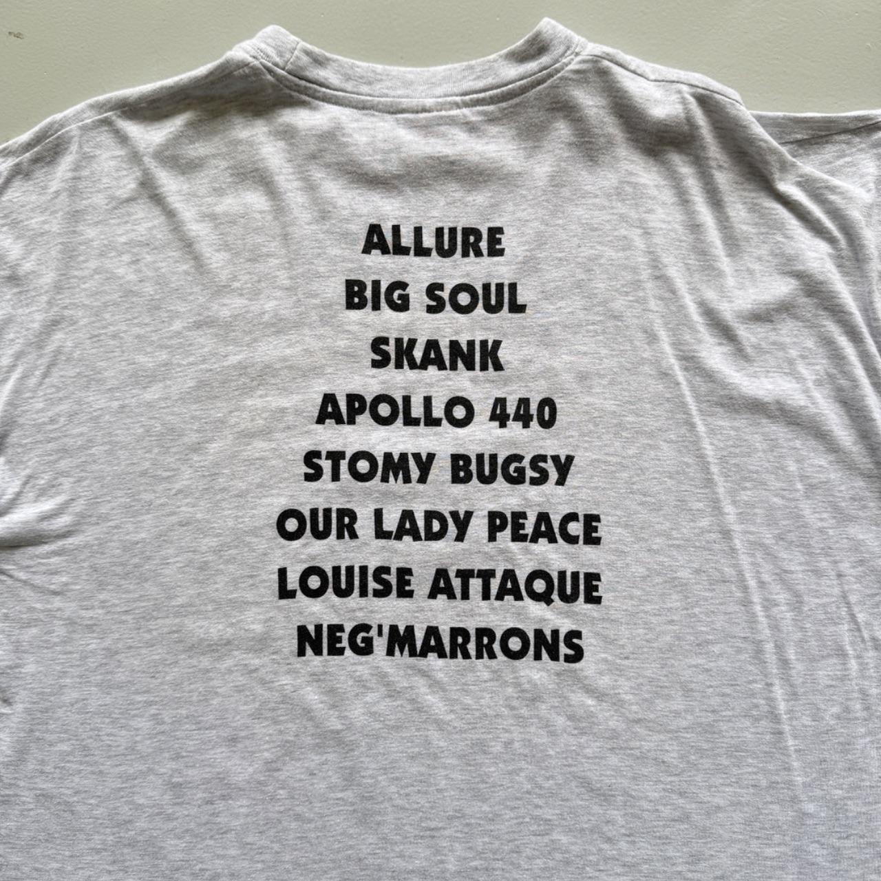 Grey Cartoon Dog 90s Vintage Graphic T-Shirt - XL