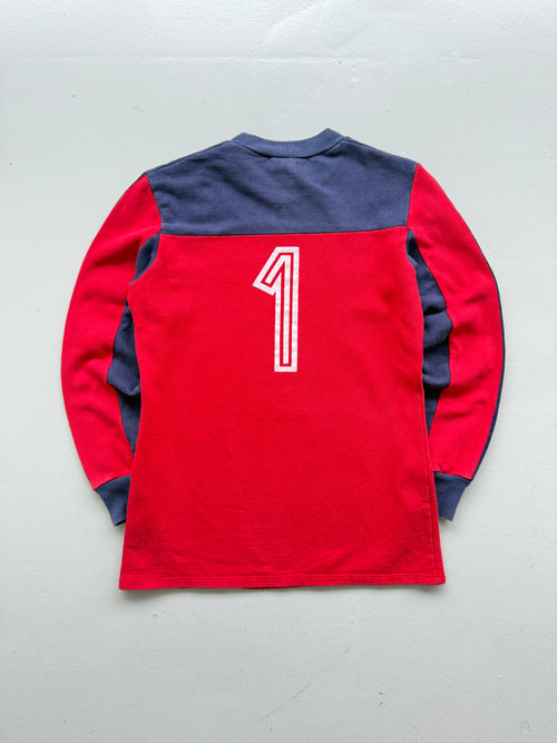 Adidas Rare Ventex Kindy Chaussettes 80's Vintage Football Shirt Sweatshirt - XS