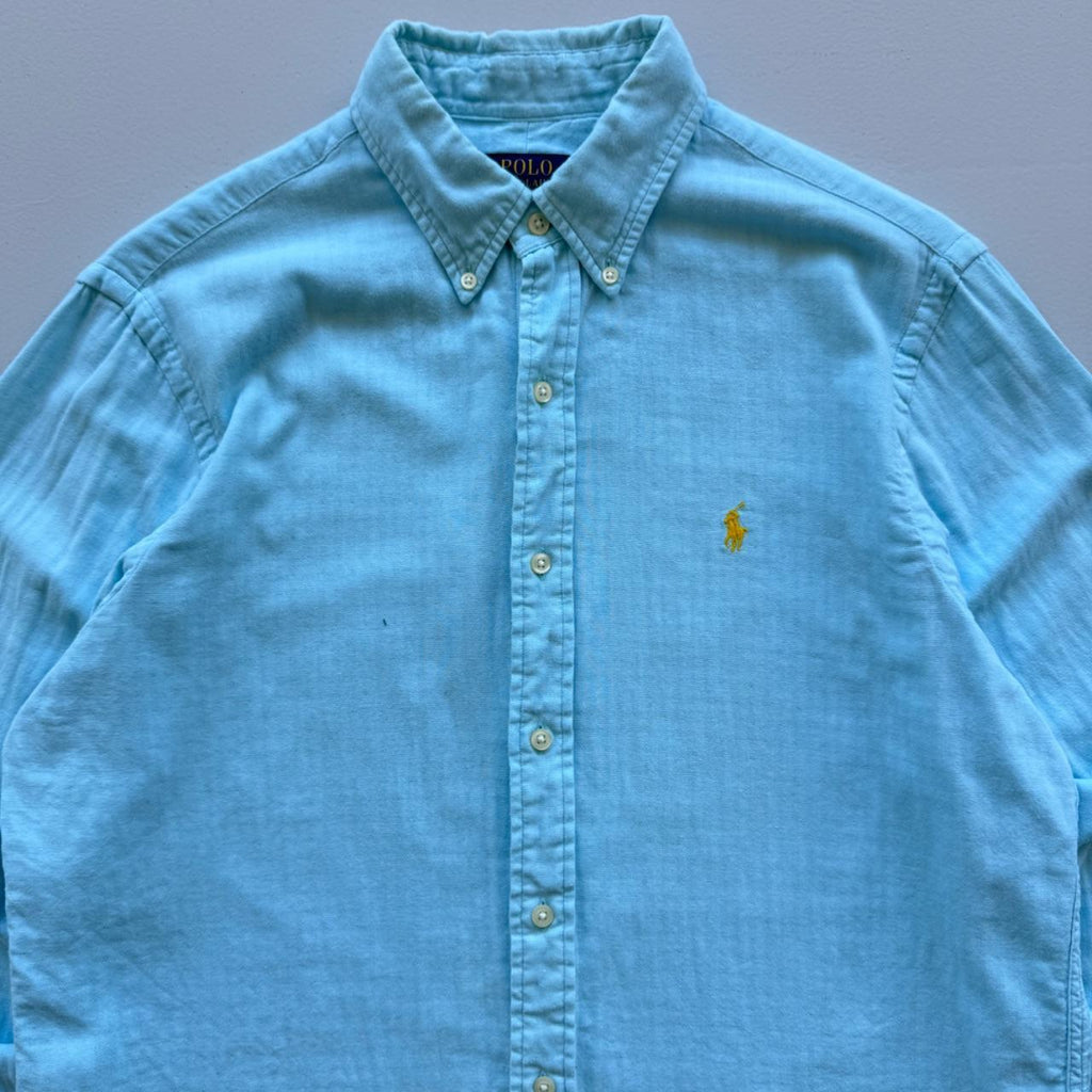 Pale Blue Ralph Lauren 00's Oxford Shirt - Medium