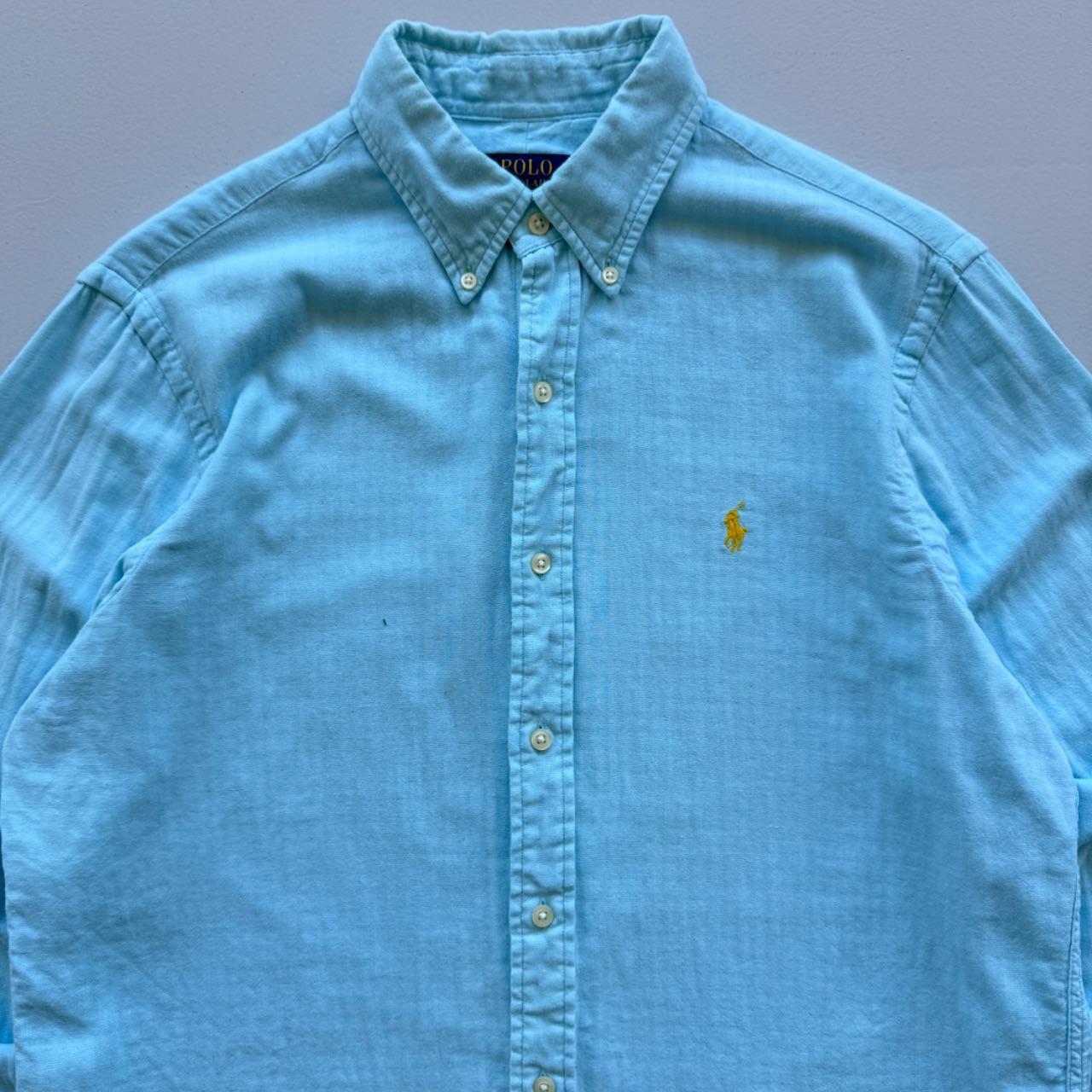 Pale Blue Ralph Lauren 00's Oxford Shirt - Medium