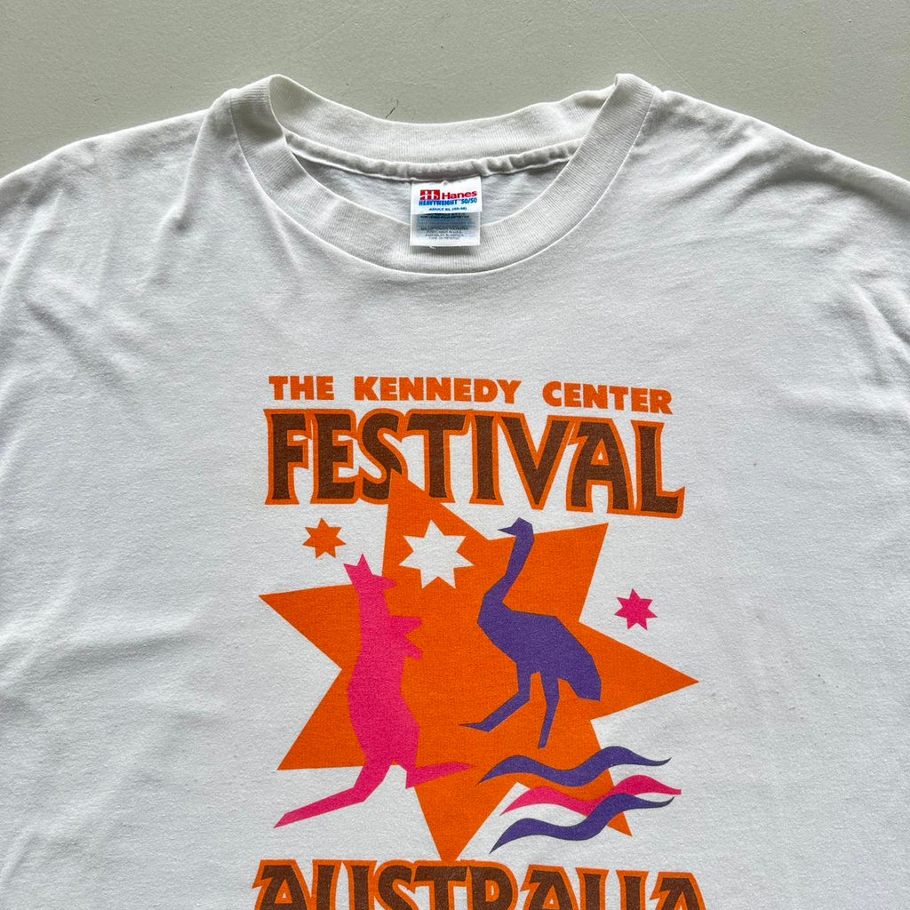 White Festival Australia 1994 Vintage 90's T-shirt - Boxy XL