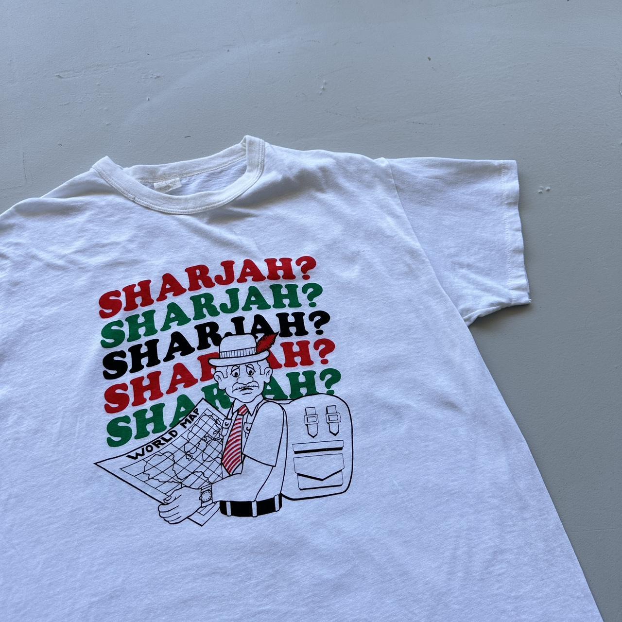 White United Arab Emirates Novelty 90s Vintage T-shirt - XL