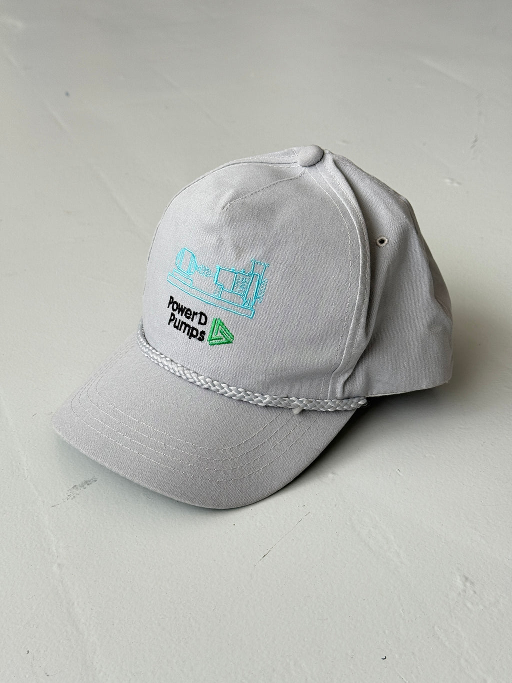 Grey Power Pumps Vintage Cotton SnapBack Trucker Cap
