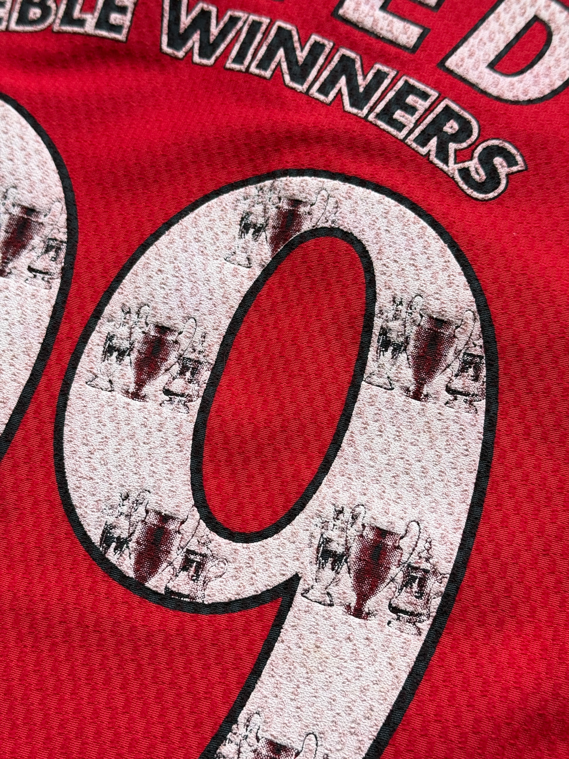 Manchester United Treble Winners 1999 Vintage Novelty Football Shirt - Large