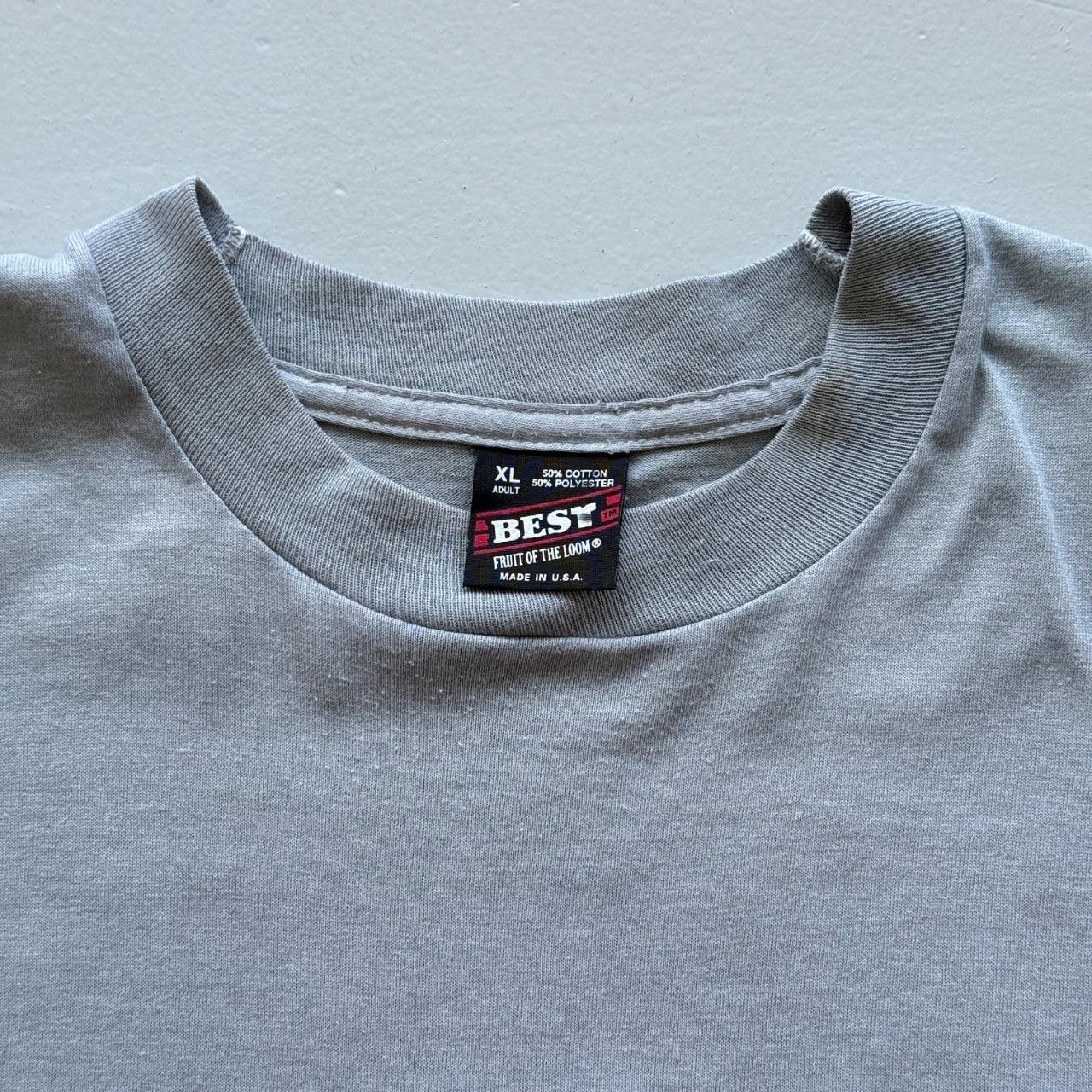 Blue Grey Overdyed Chevy Lovers 90's Graphic Vintage T-shirt - XL