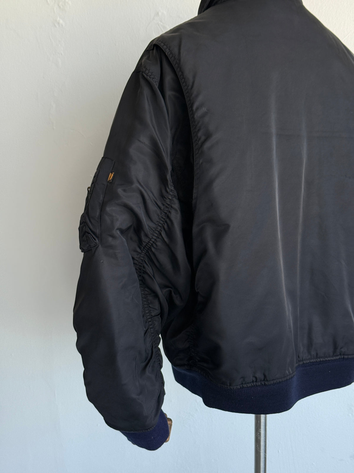 Black Buster 90's Vintage MA-1 Bomber Jacket - XL