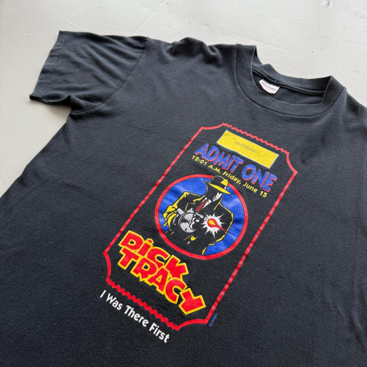 Black Dick Tracy 00s Vintage Graphic T-Shirt - Large