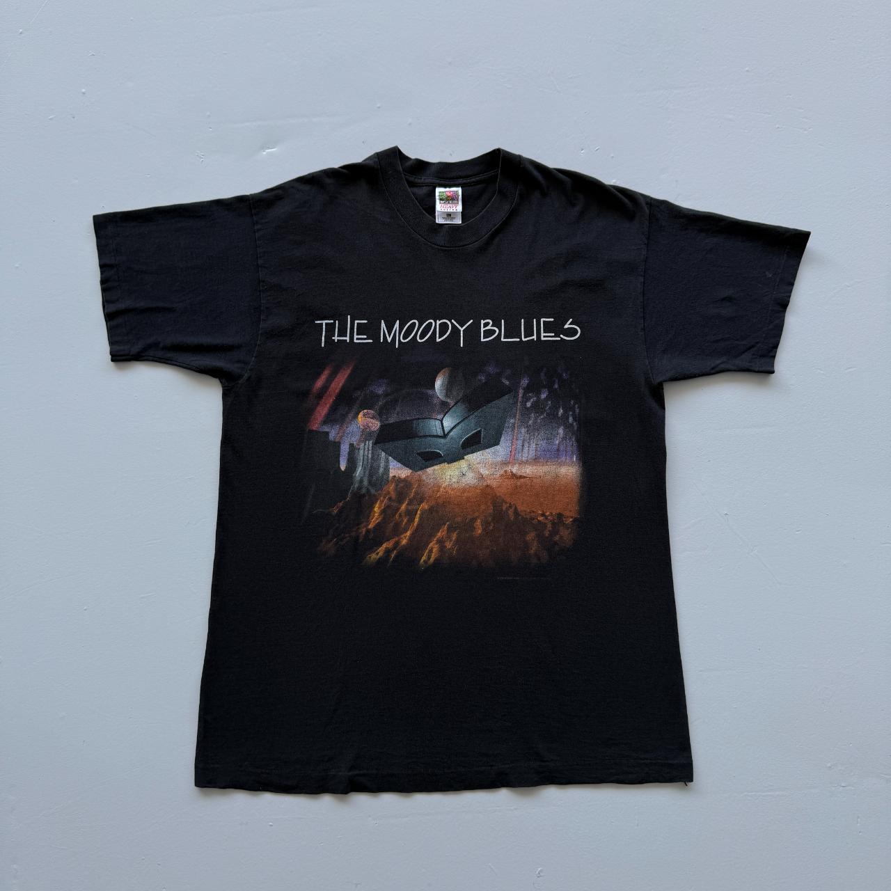 Black Moody Blues Vintage 90's T-shirt - XL