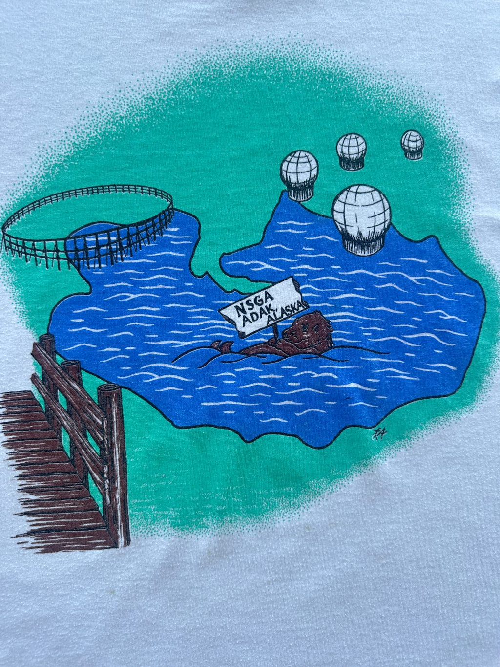 Alaska Cartoon 90's Vintage Single Stitch T-Shirt - XL