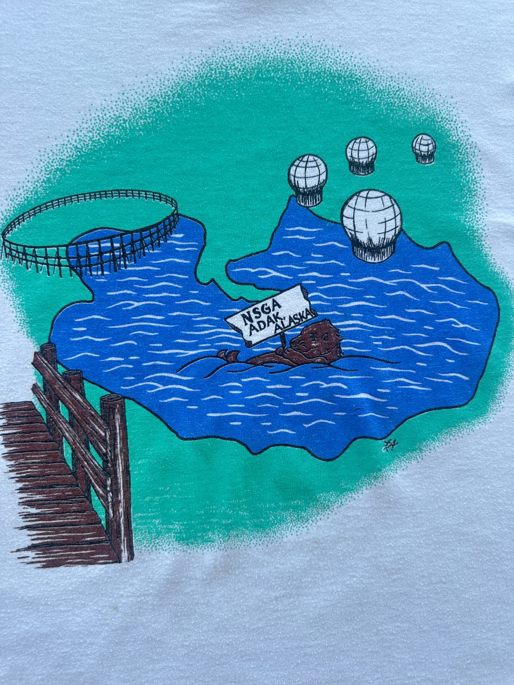 Alaska Cartoon 90's Vintage Single Stitch T-Shirt - XL