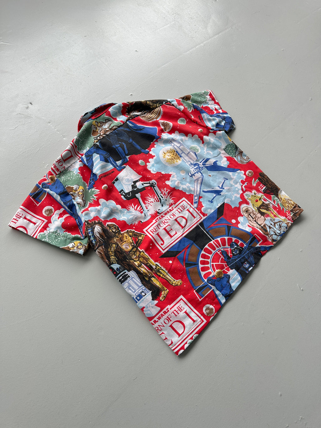 Star Wars Hand-Made Camp Collar Vintage 1980s Shirt No. 2 - Medium