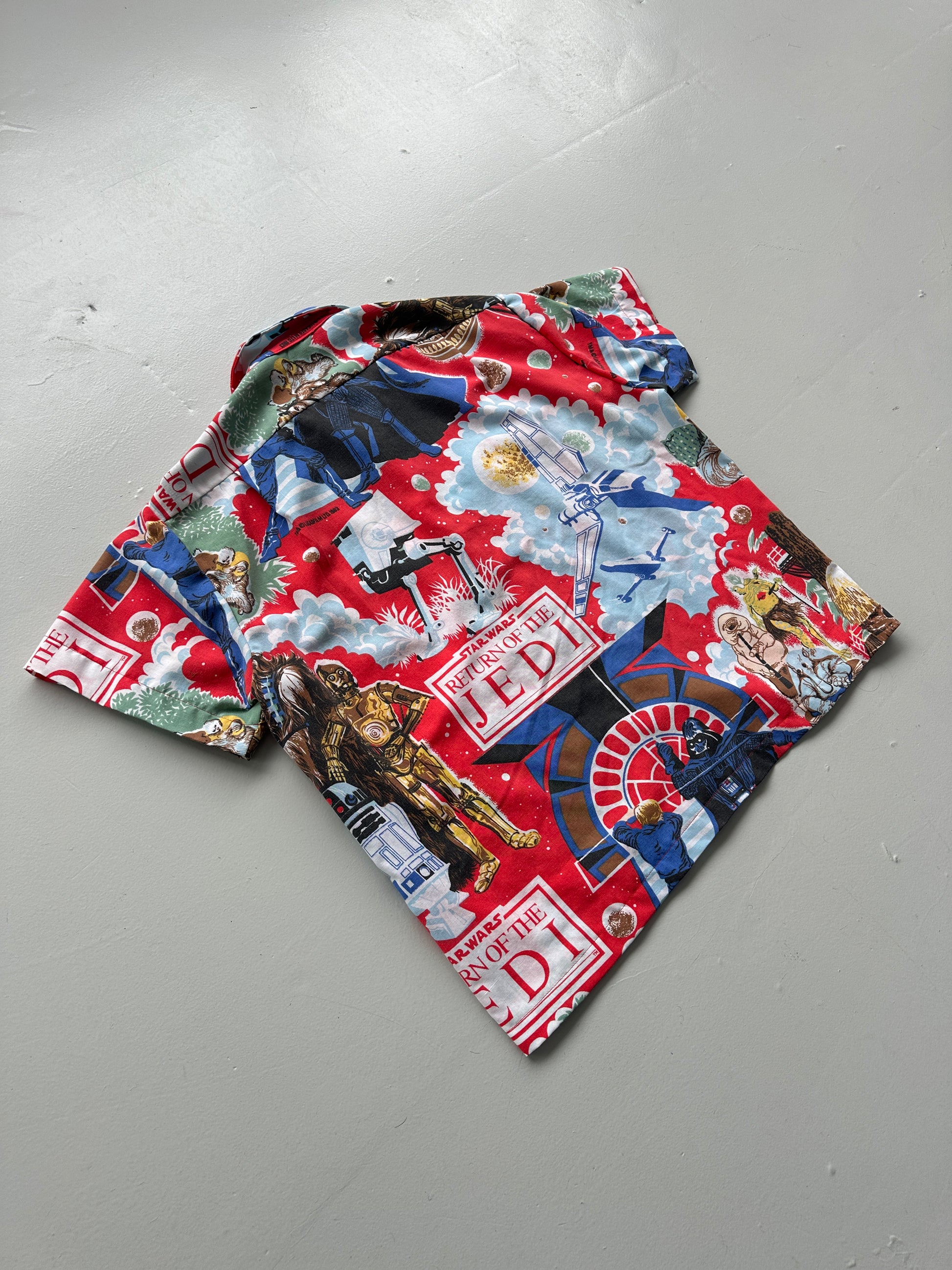 Star Wars Hand-Made Camp Collar Vintage 1980s Shirt No. 2 - Medium
