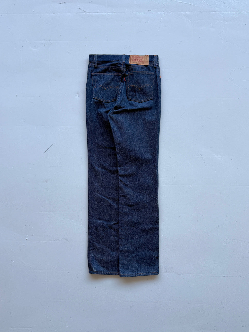 Blue Levi's 501 Denim Straight Leg 80's Vintage Jeans - 30” x 35”