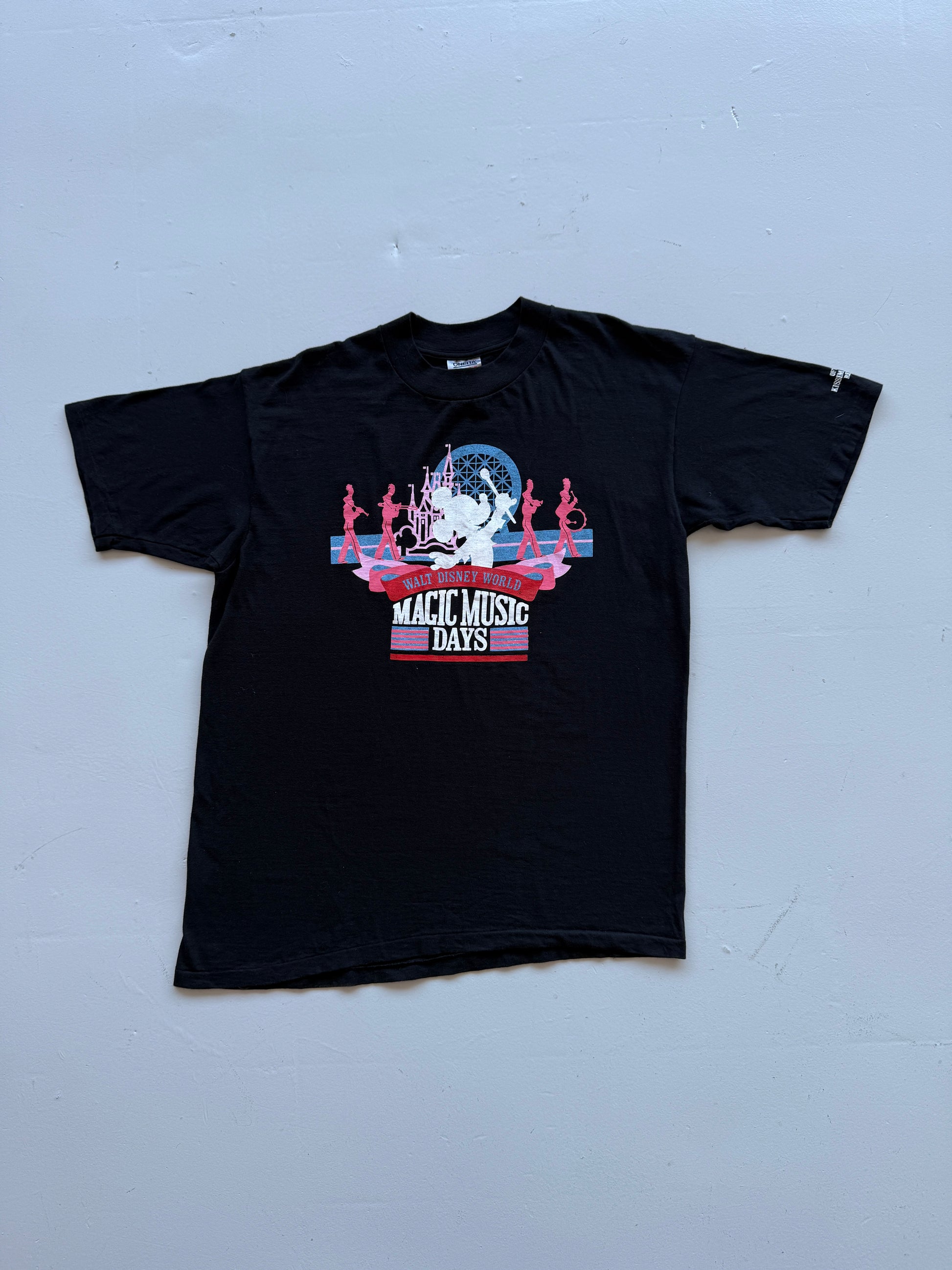 Black Disney Music Vintage 90's Graphic T-shirt - XL