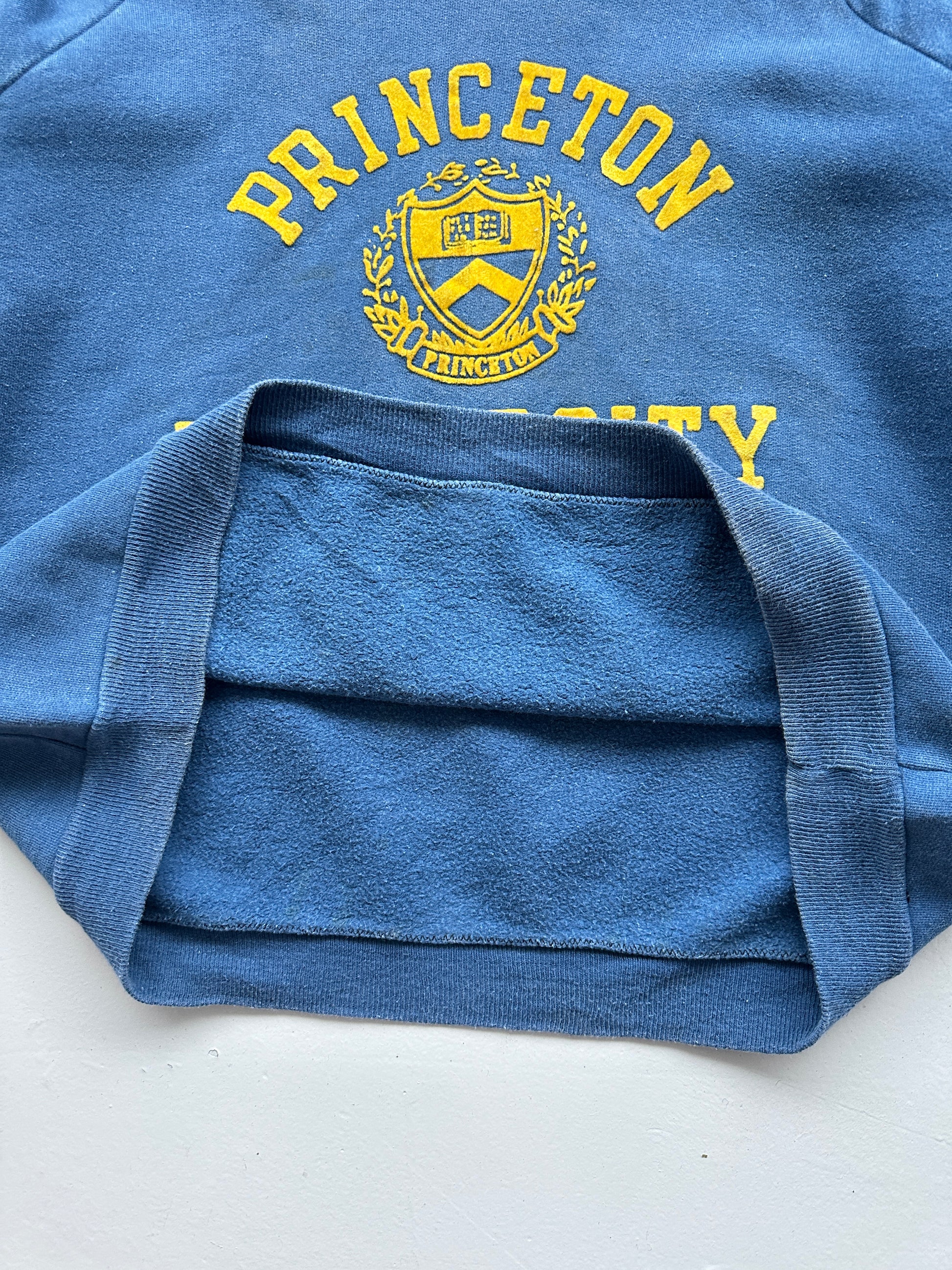 Blue Princeton University 1963 60's/70's Vintage Sweatshirt - Women's 8-10