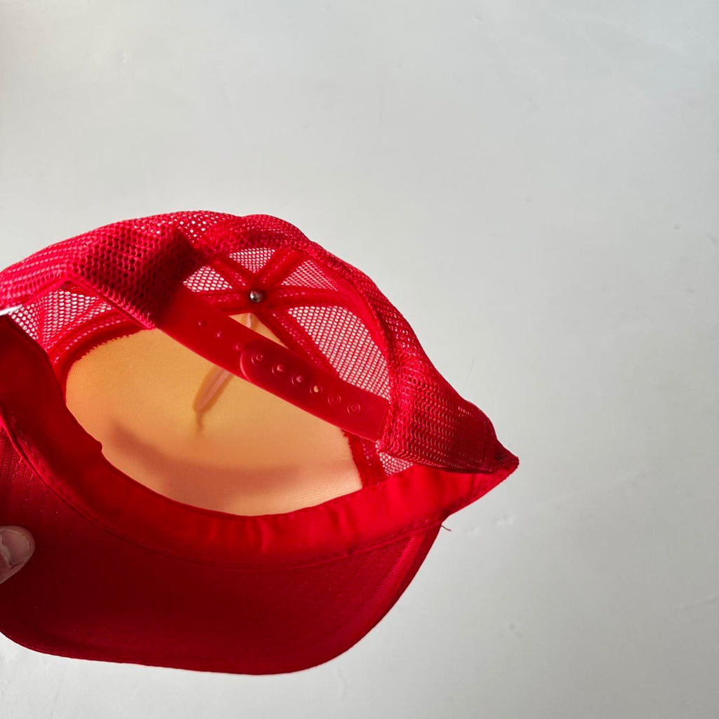 Red Mizlou TV Mesh and Foam Trucker SnapBack Cap