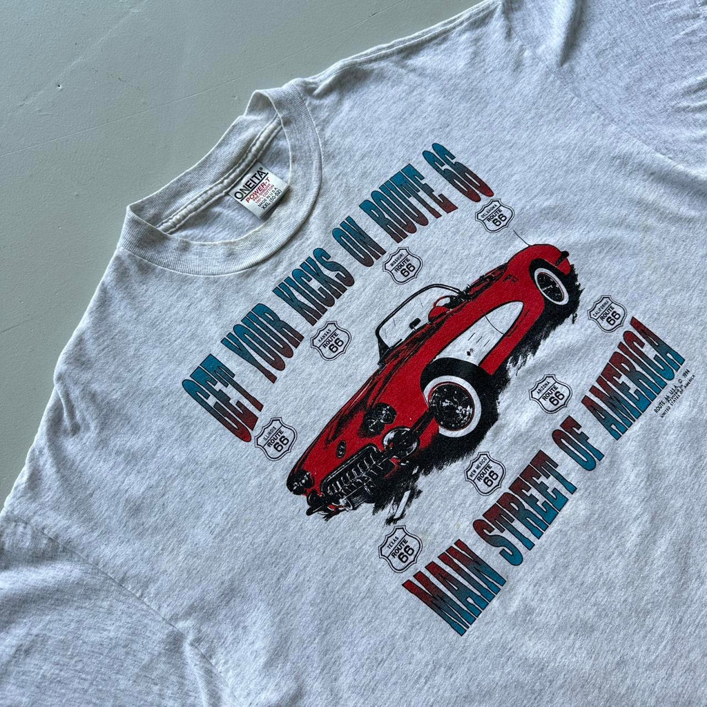 Grey Route 66 Vintage T-shirt - 2XL