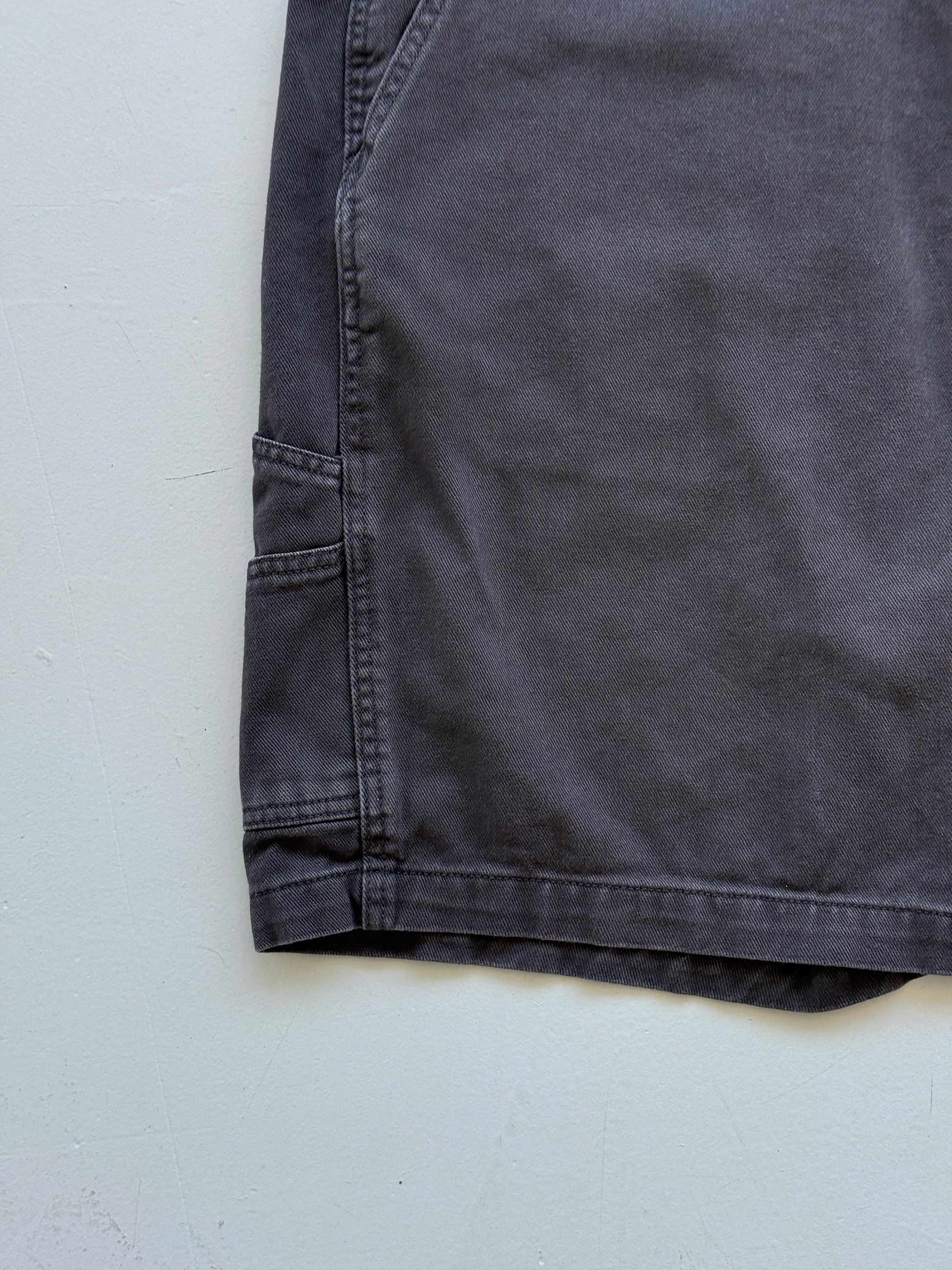 Black RSQ 90's Vintage Baggy Carpenter Denim Shorts - W38 x L7