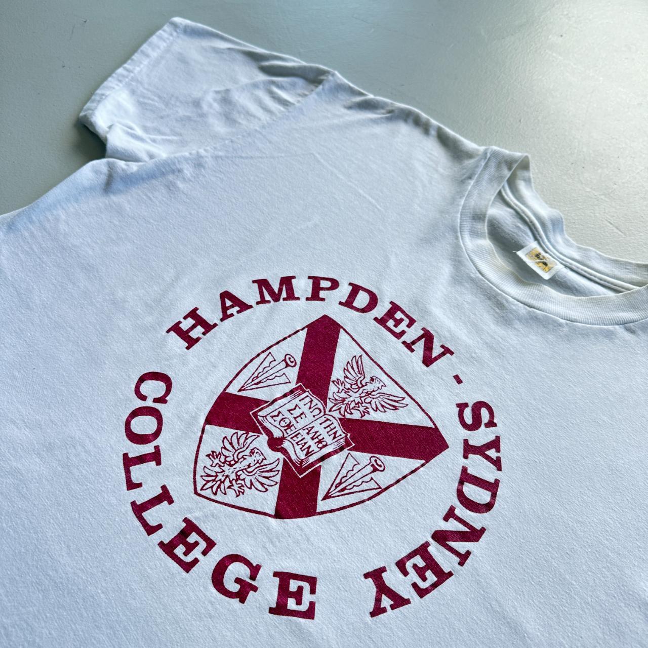 White Sydeny College 90s Vintage T-shirt - Boxy Large