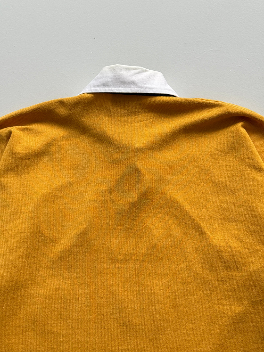 Yellow Australian Rugby 00s Vintage Canterbury Wallabies Long Sleeve Jersey - XL