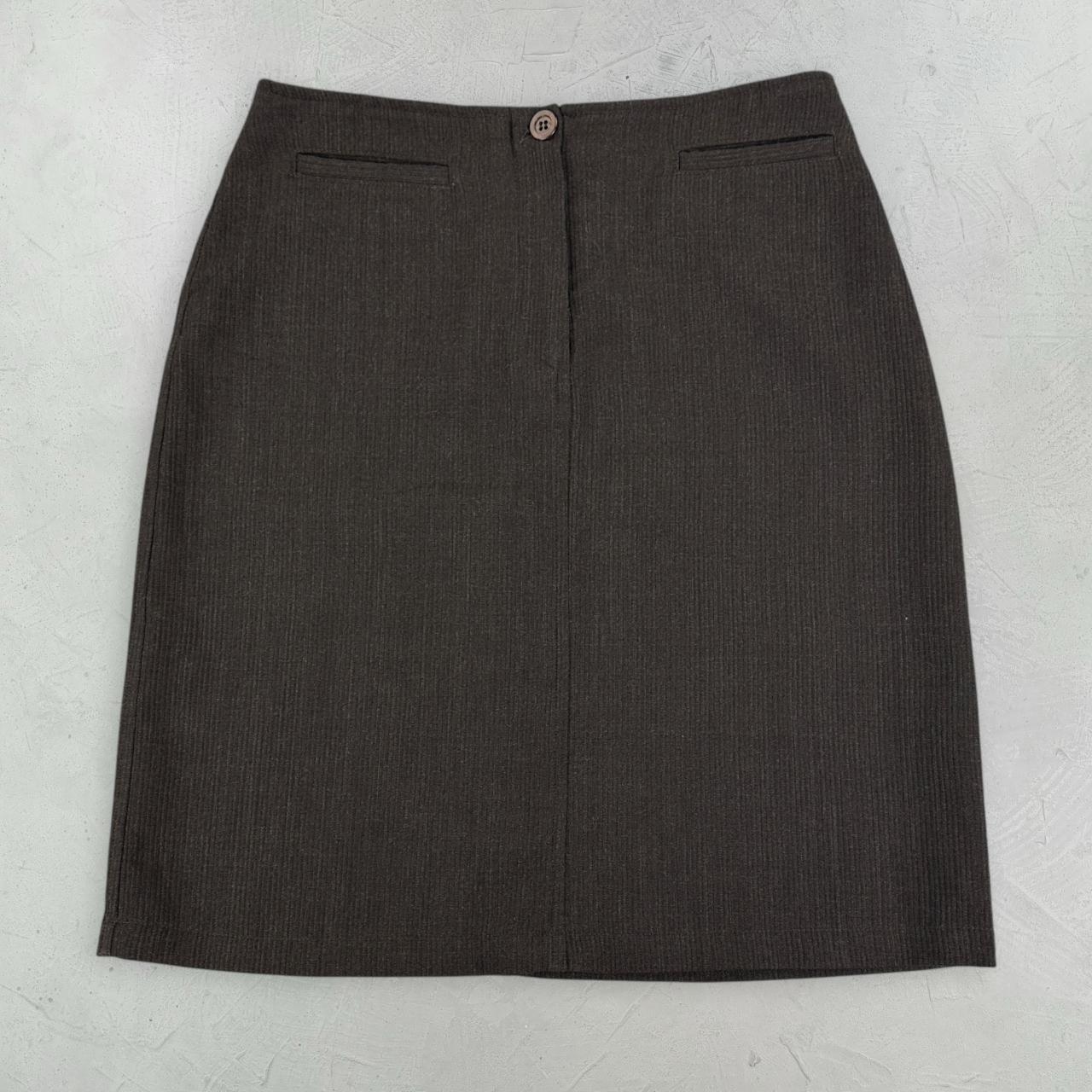 Armani Brown Vintage Skirt - W28 L21 Small