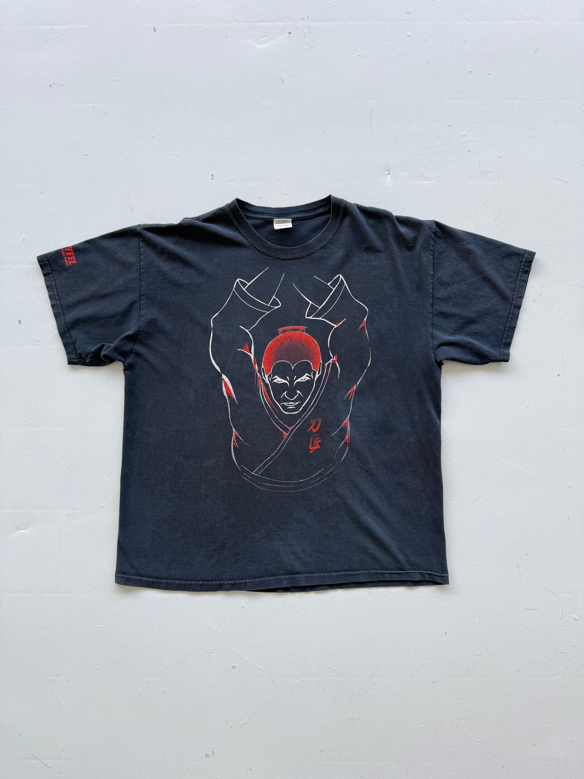 Black Samurai 00's Vintage Graphic T-Shirt - XL