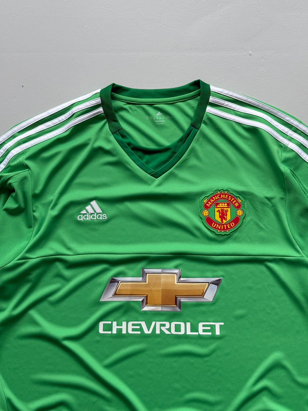 Adidas Manchester United Chevrolet 2010s Goalkeeper Football Shirt - 2XL