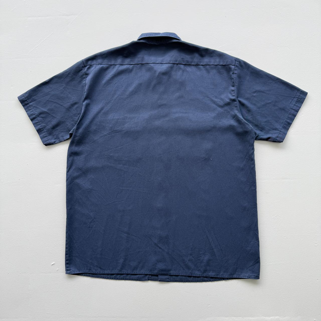 Navy Blue Dickies Workwear 90s Vintage Shirt - XL