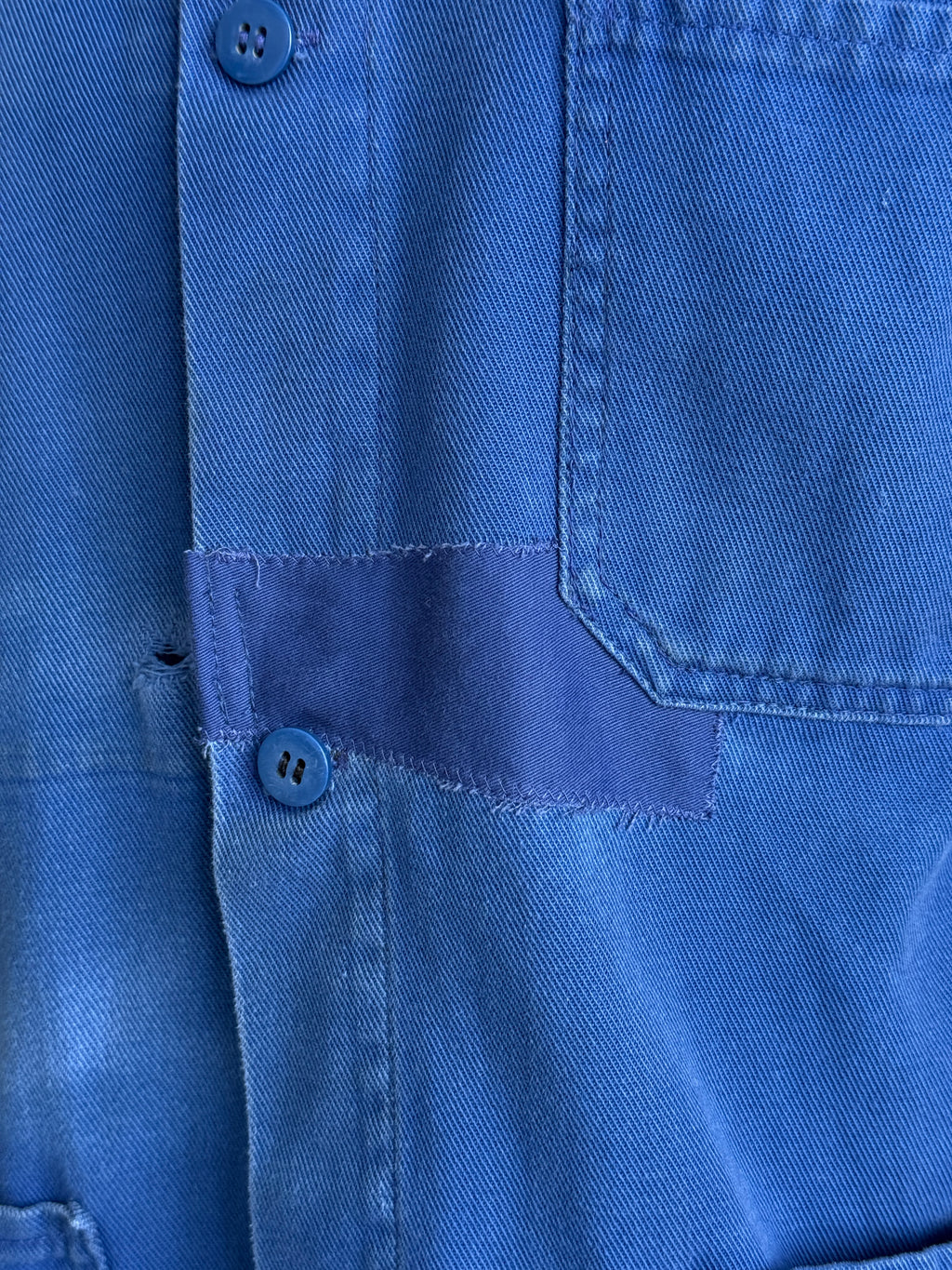 Blue P.B.V. 2000's Vintage Workwear Chore Jacket CH377 - Small