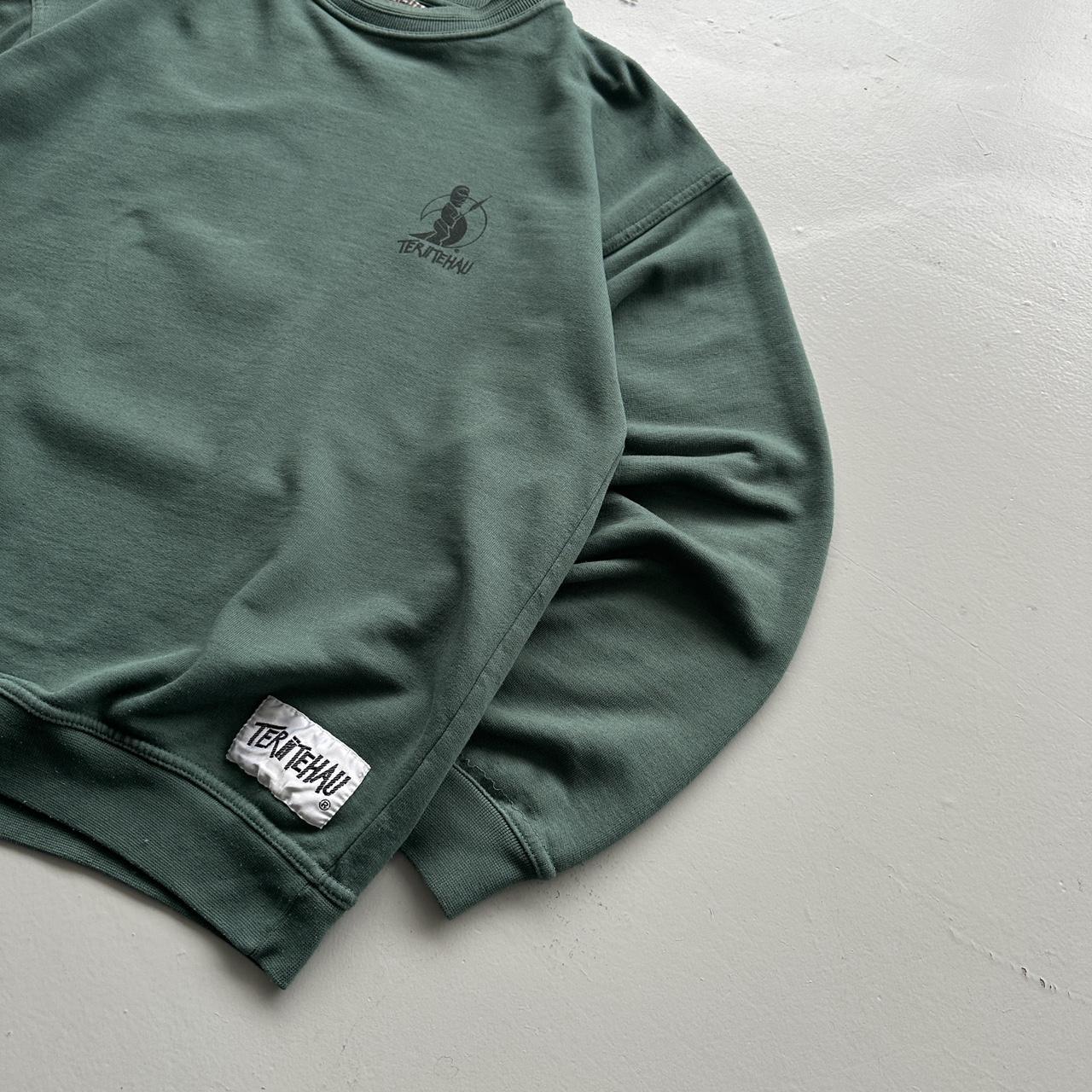 Green Tribal 90’s Vintage Graphic Sweatshirt - Large