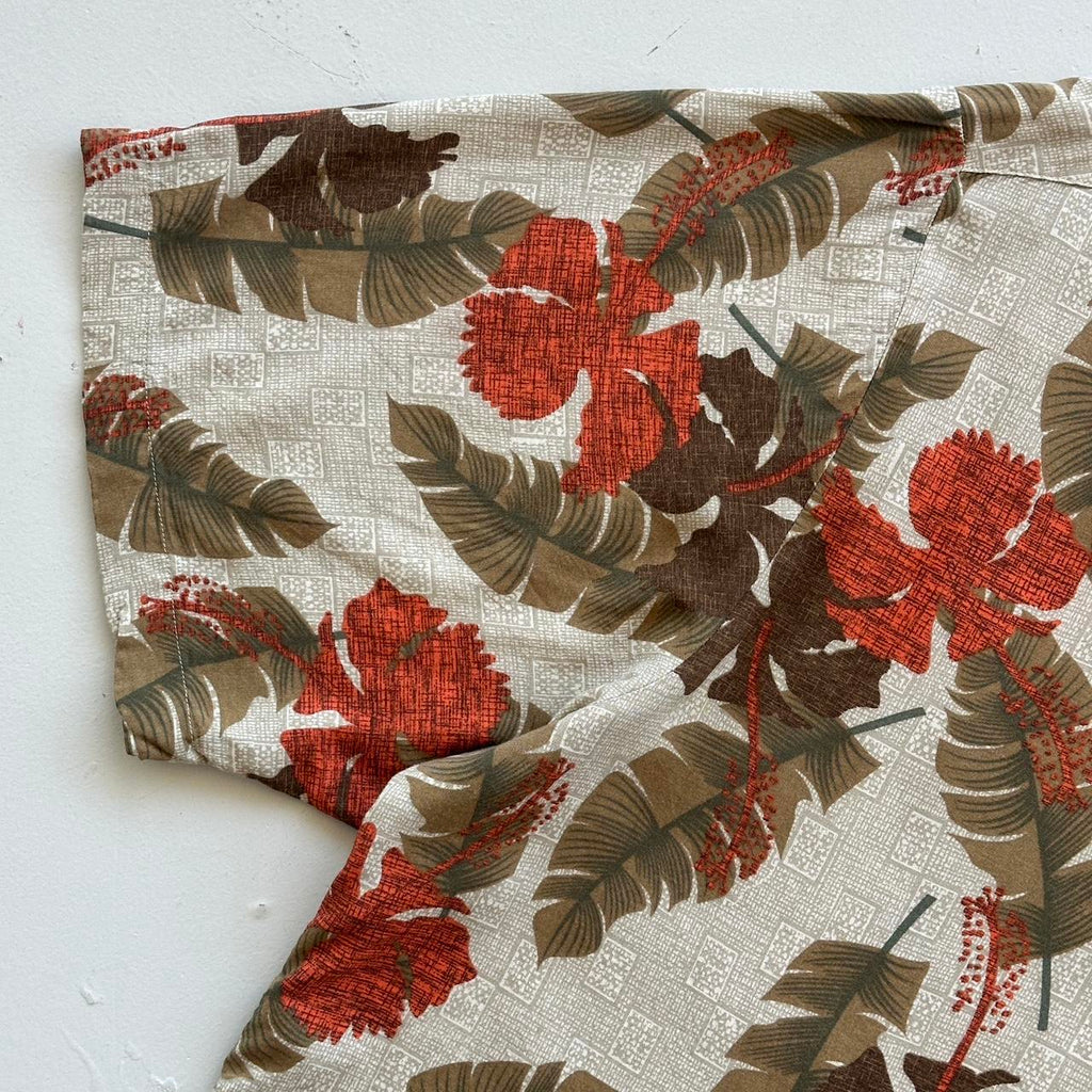 Hawaiin Cotton Summer 90s Vintage Shirt - 2XL