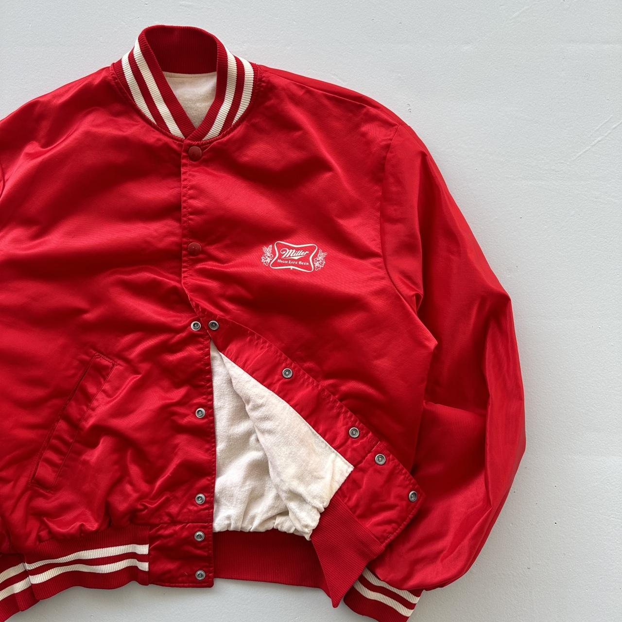 Miller Lite Beer 80’s Red Vintage Varisty Jacket - Small