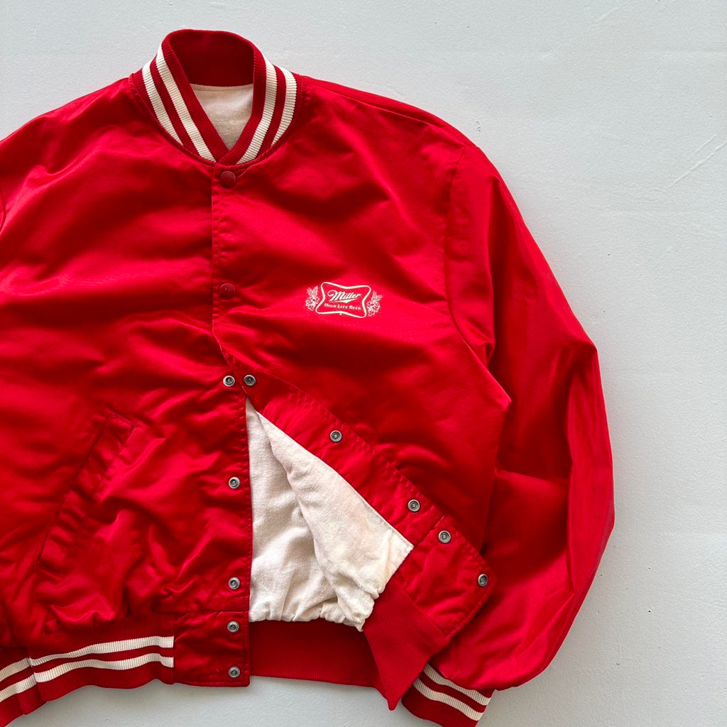 Miller Lite Beer 80’s Red Vintage Varisty Jacket - Small