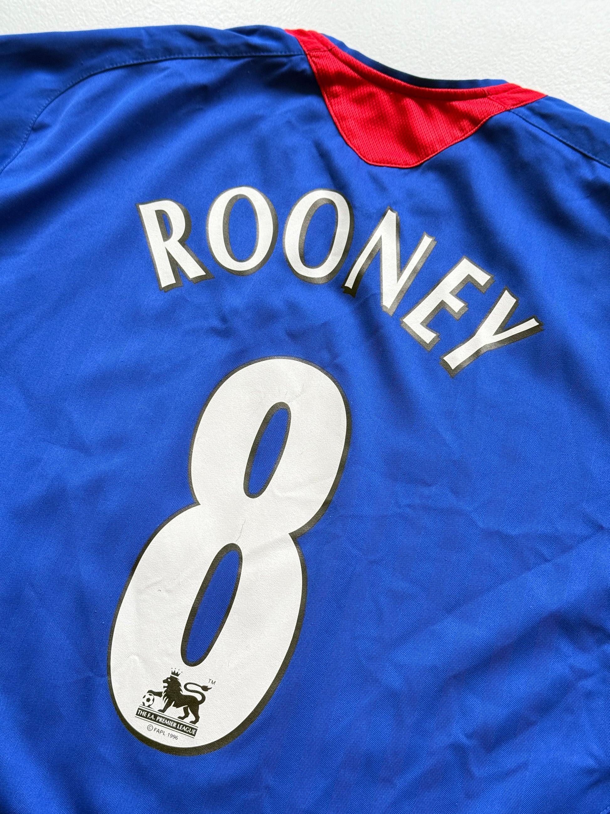 Nike Man Utd Vodafone Rooney #8 2005 Vintage Away Football Shirt - XL