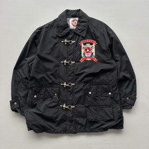 Black Rare The Disney Store Fireman’s Clasp 90’s Vintage Jacket - XL