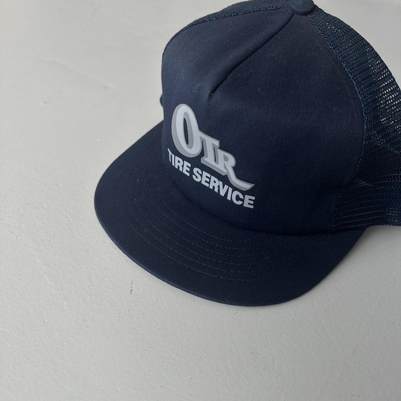 Navy OTR Tyre Service Mesh and Foam Trucker SnapBack Cap