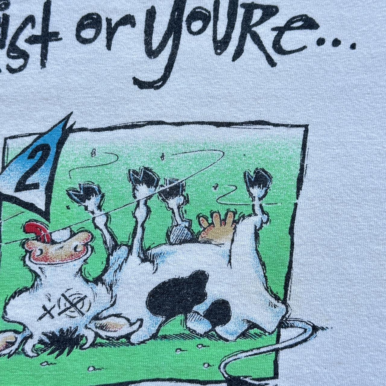 White 90s Religious Christ Vintage T-shirt - XL