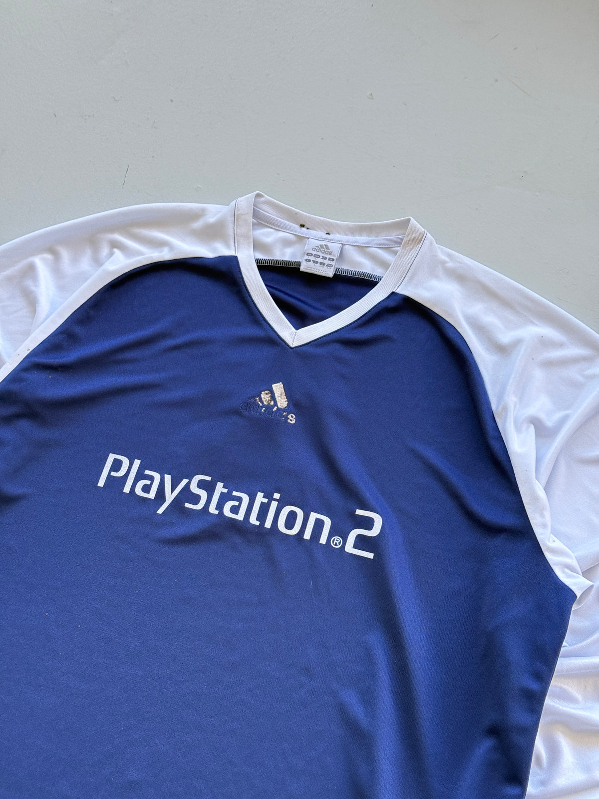 Adidas PlayStation 2 Y2K Vintage Long Sleeve Football Shirt #3 - Large