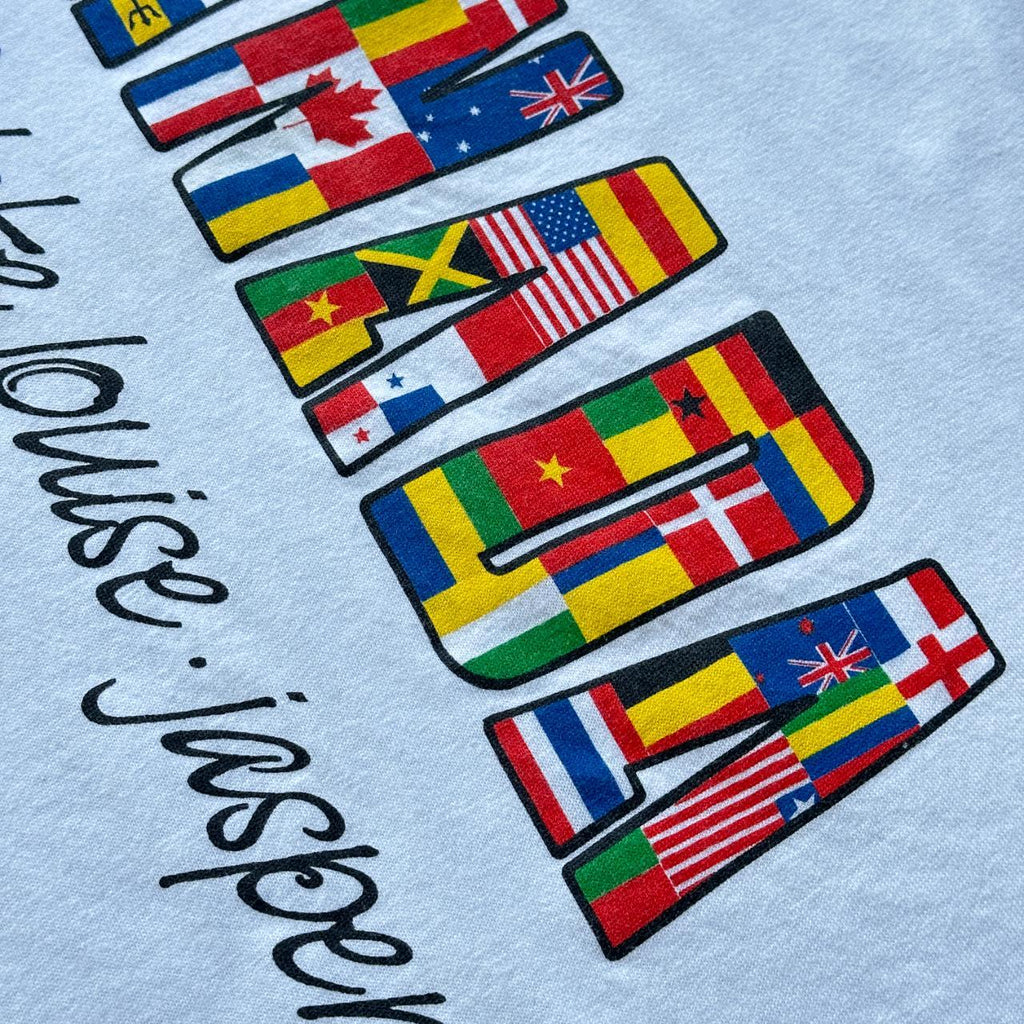 White Canada Tourist Vintage 90's T-shirt - Large