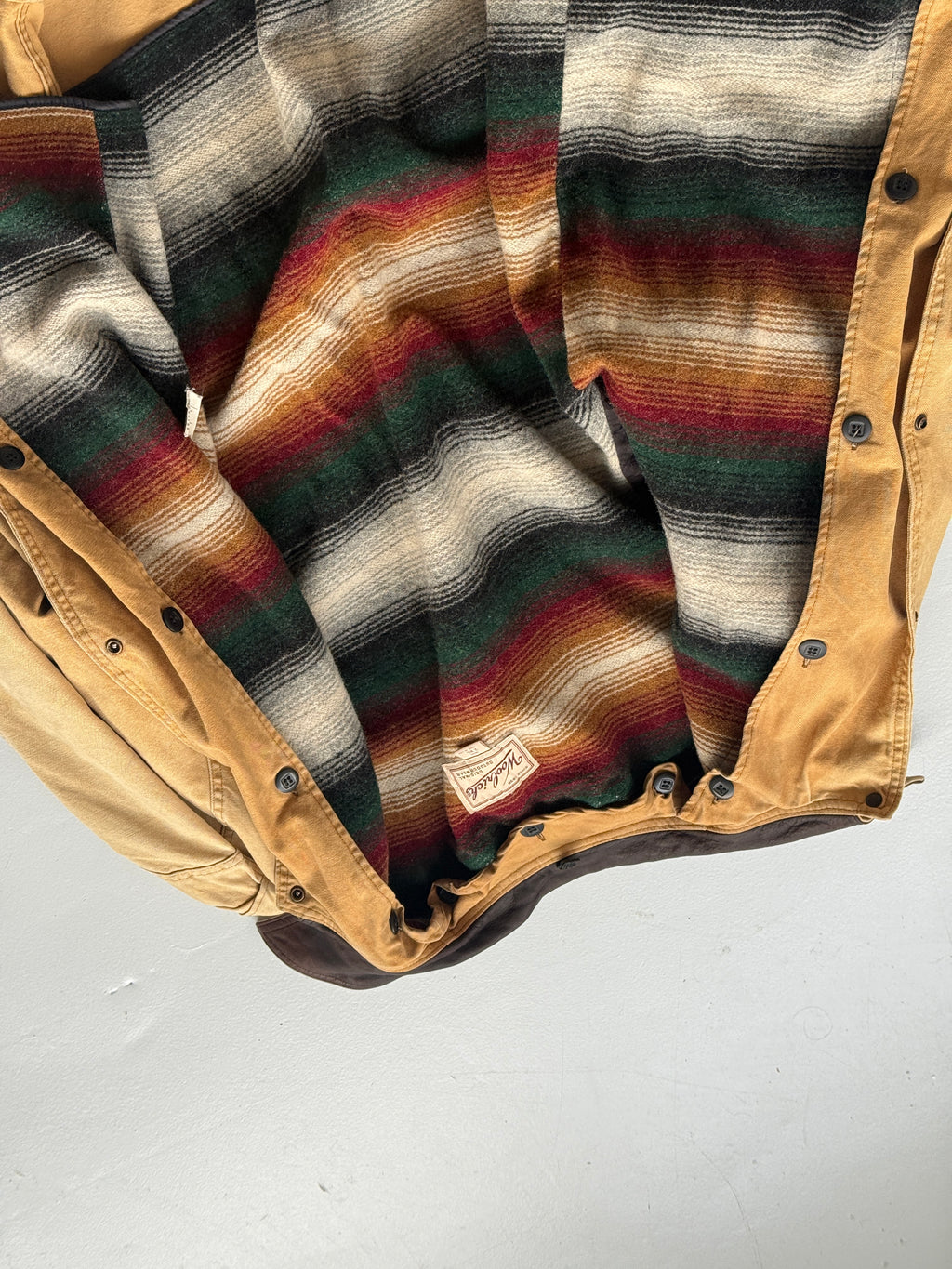 Woolrich Blanket Lined Made in USA Vintage Barn Jacket  - XXL